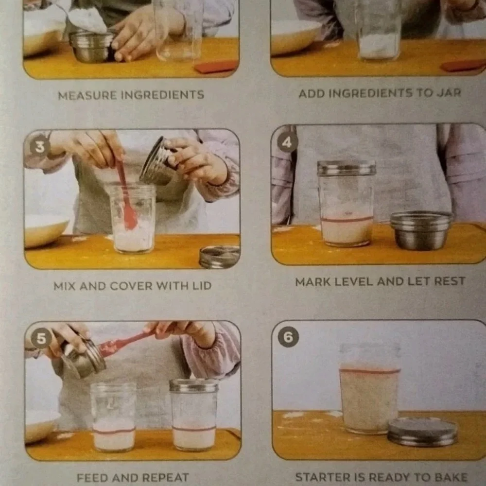 Crofton Sourdough Starter Kit - Red and Silver